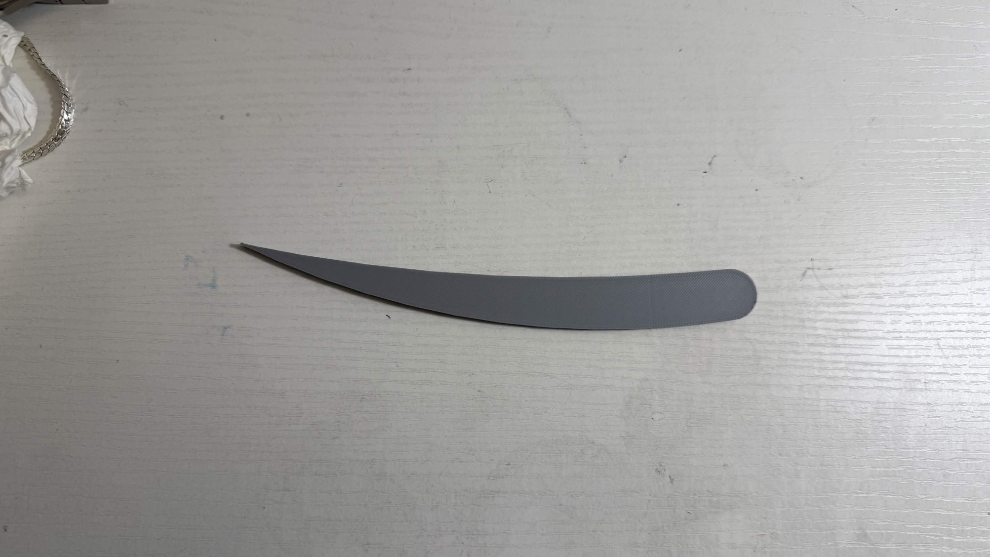 A 3D printed cross-section template for hot-wire cutting foam