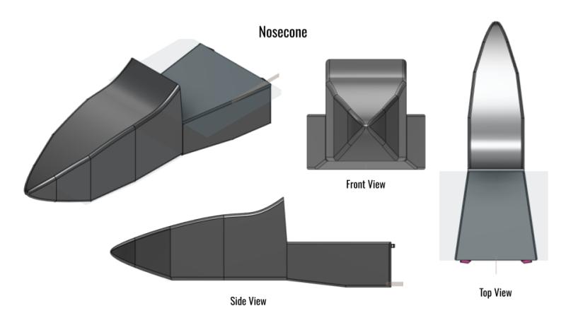 Nosecone CAD render